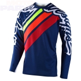 Kids jersey TLD Sprint Seca 2.0, navy/red, size Y-XS