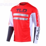 Kids jersey TLD Sprint Marker, gray/red, size Y-L