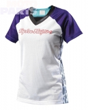 Womens jersey TroyLeeDesigns Skyline Speeda, white/purple, size XL