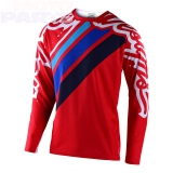 Kids jersey TLD Sprint Seca 2.0, red/navy, size Y-XS