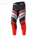 Moto pants TLD GP Air Warped, charcoal/orange, size 36